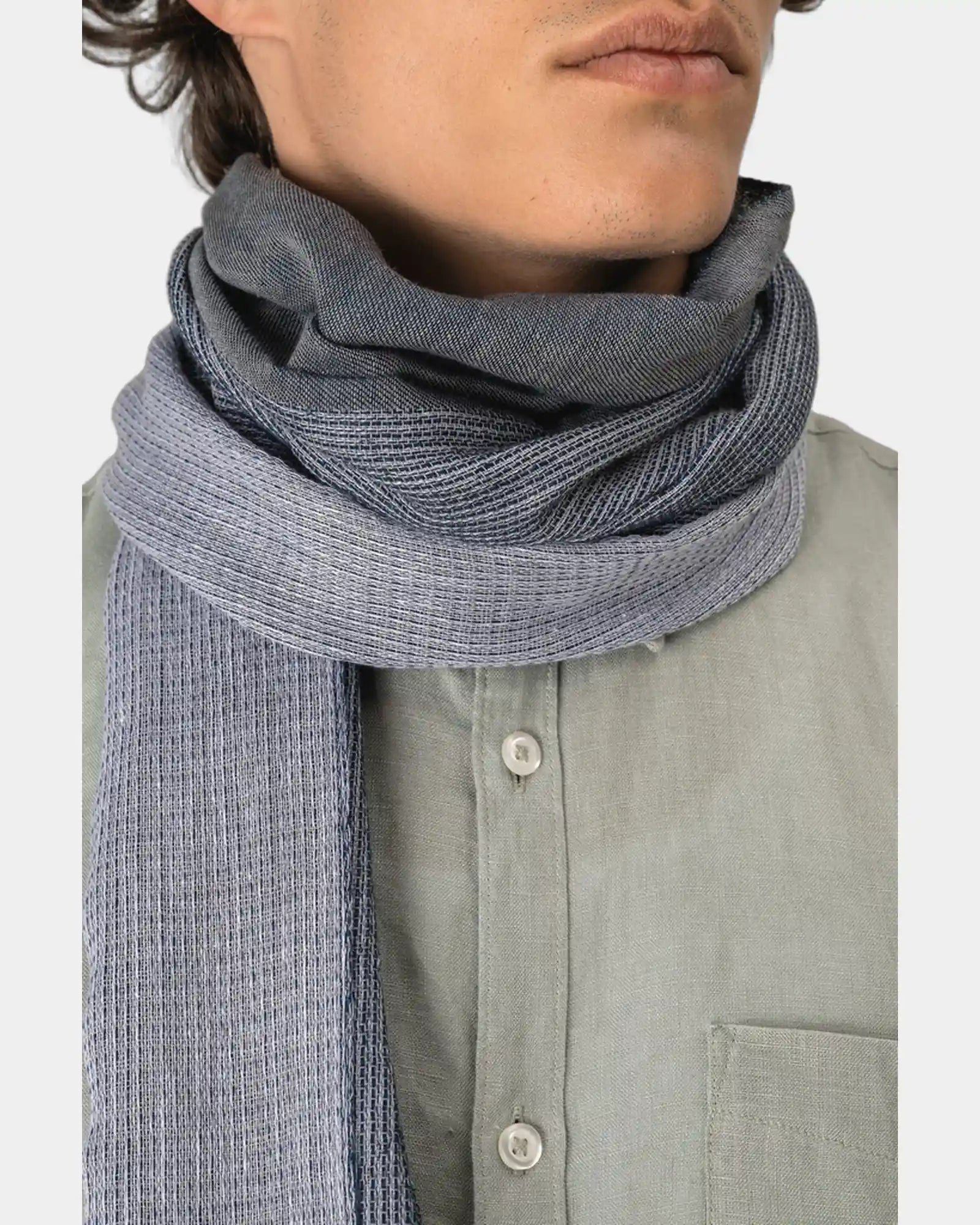 Chèche twill coton réversible à personnaliser - 2